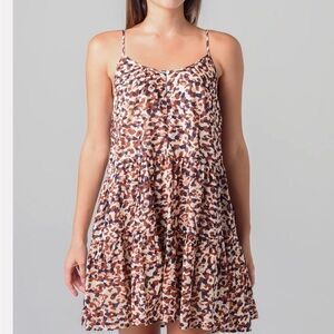 Velvet Graham and Spencer Brown Mini Summer Dress Size Small